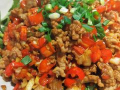 小炒黄牛肉-廖师傅大蒜炒腊肉(袁家岭店)