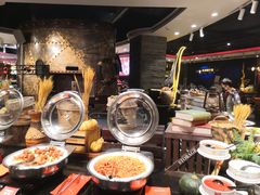 自助取餐区-四海一家自助餐(益田假日广场店)