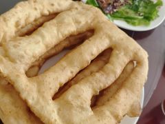 棉籽油炸大油饼-峪鸡餐厅