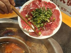 现切黄牛肉-一斗火锅·招财羊毛肚(北温泉九号店)
