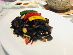 鸡枞菌炒牛柳-中发源·清真餐厅(南油店)