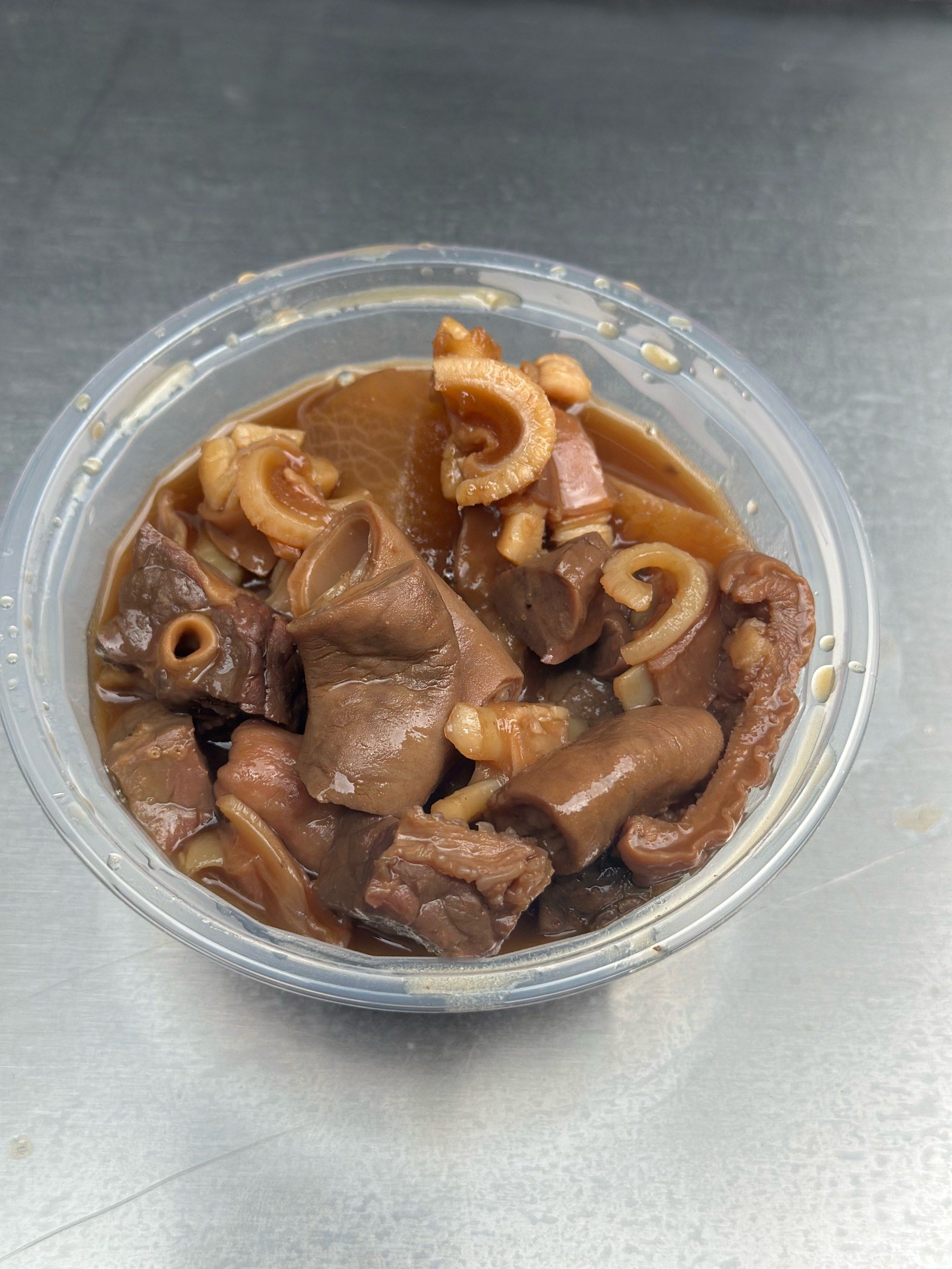 小份萝卜牛杂,10元,北方人感觉,还好吧