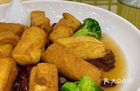 Braised Tofu with Abalone Sauce