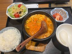 牛小排汤定食-炼火烤肉店