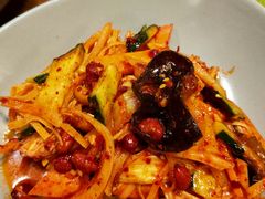 拌花菜-草家酱蟹炭火烤肉店(珲春南路一店)