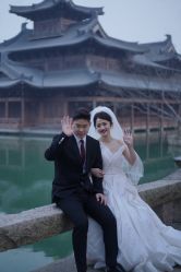 -桃子造型婚纱礼服(凤起广场店)