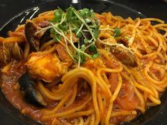 海鲜番茄意面-机器人火炉披萨