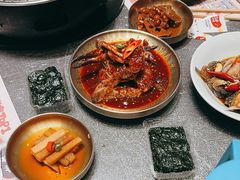 -草家酱蟹炭火烤肉店(珲春南路二店)