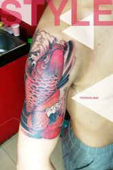 传统锦鲤-墨缘纹身工作室