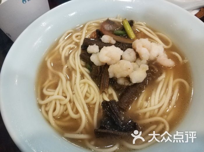 杭州奎元馆虾爆鳝面图片