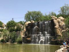 跌水瀑布-兰山公园