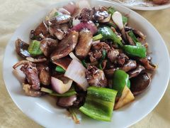 姜葱炒鹅杂-八景休閒山莊  廣東十大名山莊