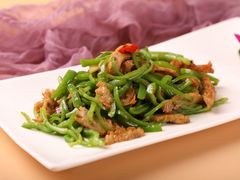 青椒炒牛蒡-忆品青莲素食文化主题餐厅(文华名城店)