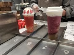 雪山莓莓桂花冻-喜茶(无锡荟聚中心店)