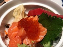 三文鱼三文鱼籽寿司饭-小山日本料理(电子大厦店)