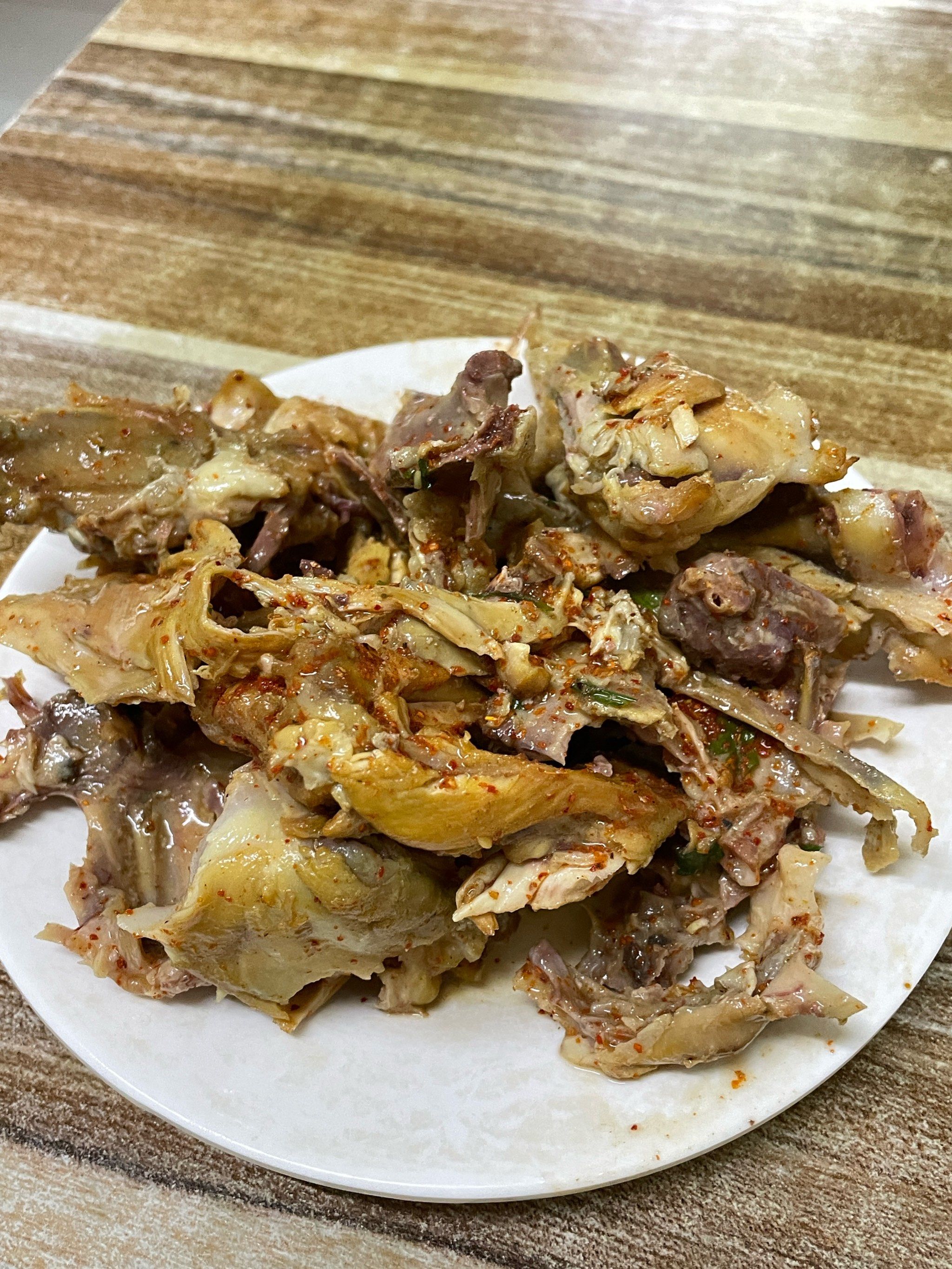 老式熏味拌鸡架,最佳!