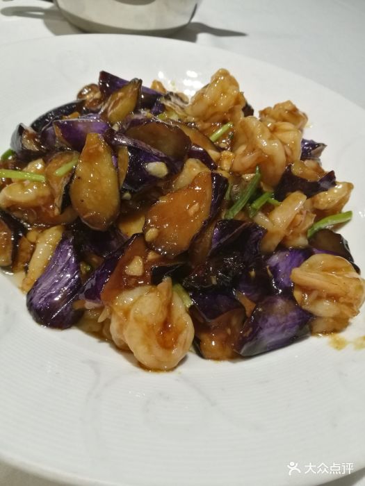 金春禧(北国商城店)虾仁烧茄子图片