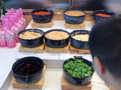 自助调料区-牛佳客自助烤肉海鲜火锅餐厅(信利广场店)