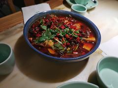 海鲜毛血旺-绿茶餐厅(西单老佛爷店)