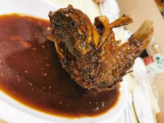 罾蹦鲤鱼-奥华餐厅·老张记(台基厂店)
