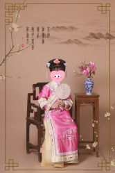 -后宫·古装汉服京剧儿童亲子全家福摄影