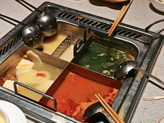 姬松茸菌汤火锅-海底捞火锅(航洋城店)