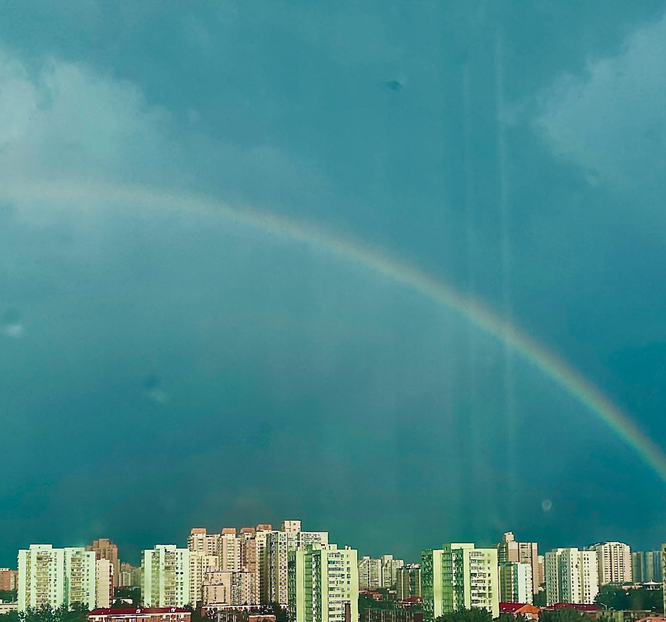 雨后彩虹图片大全大图图片