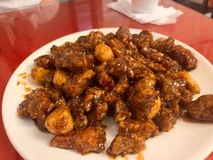黑蒜子牛肉粒-胖子菜馆(隆昌路店)