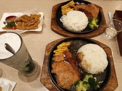 铁板黑椒猪扒饭-佰搭果·广式茶餐厅(西华路店)