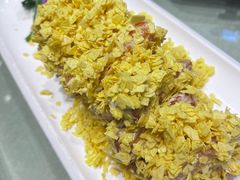 脆麦沙律红心薯-刘胖子家常菜·蹄花焖藕(中央花园店)