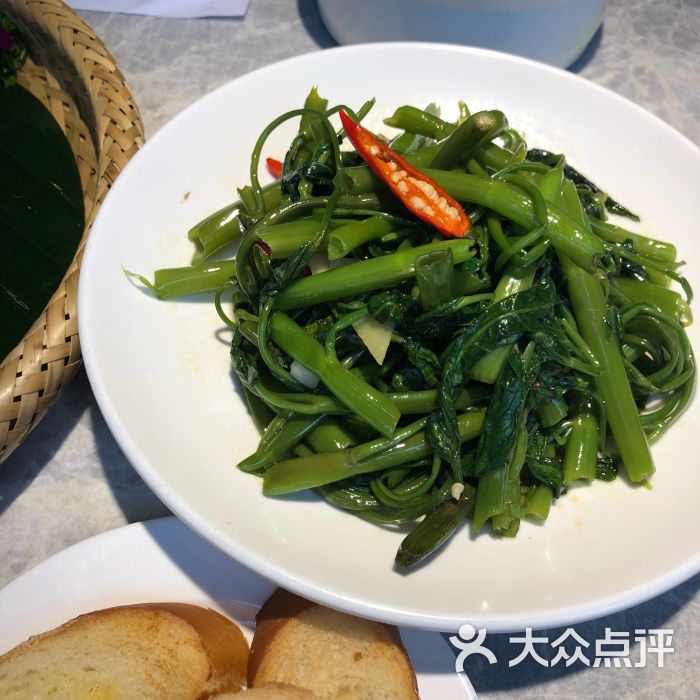 禧越·越南料理(银泰中心in99店)马拉盏酱炒空心菜图片 - 第3张