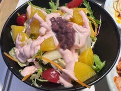 黄桃黄桃沙拉-猪啊牛呀羊啊铜盘烤肉(正大广场店)