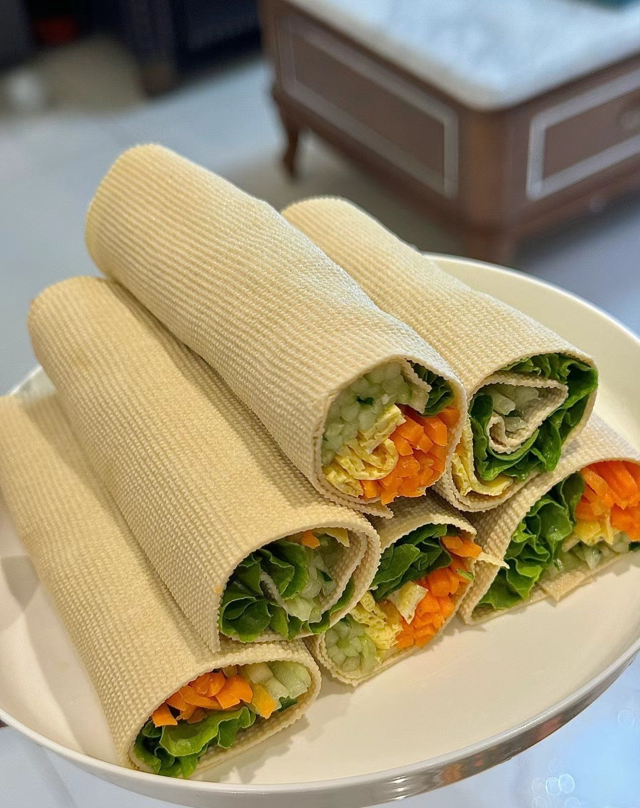 健康又好吃的蔬菜卷