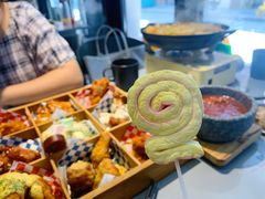 镇店双宝之一网红九宫格炸鸡-chicken plus韩国炸鸡(城阳店)