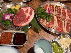 -明洞阿姨·韩式酱蟹烤肉·创意料理(三元桥店)