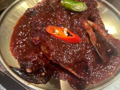 -草家酱蟹炭火烤肉店(珲春南路一店)