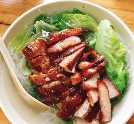 推荐:烧鸭拼烧排骨饭