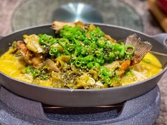 椒麻酸菜烤鱼-同里湖大饭店-怡景轩中餐厅(同里古镇店)