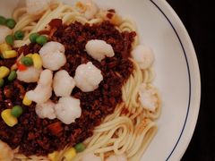虾仁炸酱面-奎元馆.百年奎元.非遗传承(西湖边的解放路店)