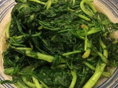 炒菊花菜-九华山聚龙大酒店