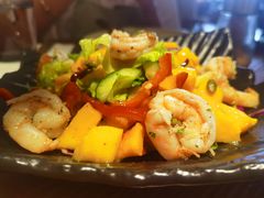 烤虾芒果沙拉-澳骄 Aussie Kitchen·手工披萨·西餐(国大店)