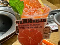 仲夏西柚果粒冰茶-姜虎东白丁烤肉(恒隆广场店)