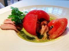 番茄裹鸭肉-FOUNT创意日料