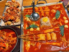 鱼饼火山炒年糕-包装马车·韩国料理·포장마차