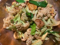 干锅有机花菜-绿茶餐厅(蓝色港湾店)