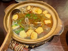 鸭血粉丝汤。-古都历食南京菜·烤鸭·鸭血粉丝·汤包(南京博物院店)