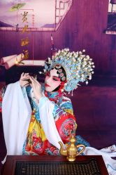 -后宫·古装汉服京剧儿童亲子全家福摄影