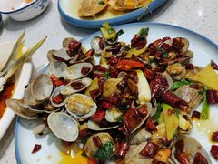 爆炒花甲-锦里海景海鲜餐厅.三亚老字号(亚龙湾中心广场店)