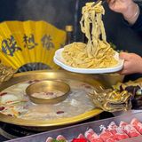 舌尖美味。养生羊蝎子火锅，yyds…