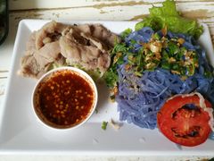 -蝶豆花蓝面条